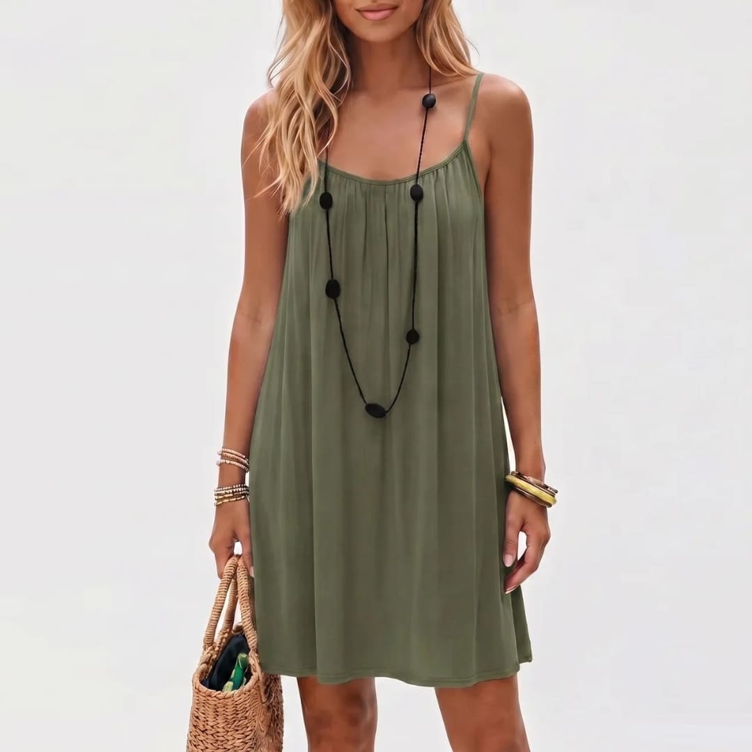 Vestido Riviera Corto - Bleu Caline