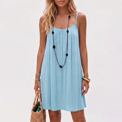 Vestido Riviera Corto - Bleu Caline